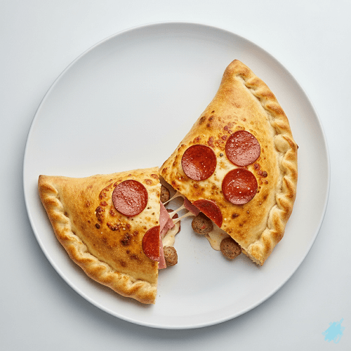 Spicy Mince & Pepperoni Calzone 
