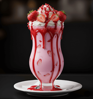 Strawberry Love Milkshake 