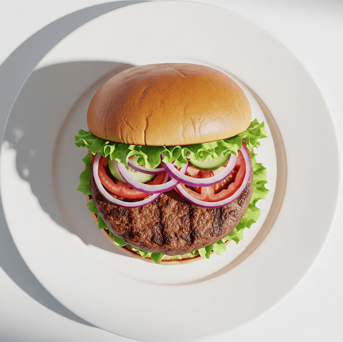 Kids Single Patty Burger 